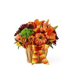The FTD Autumn Celebration Basket from Victor Mathis Florist in Louisville, KY